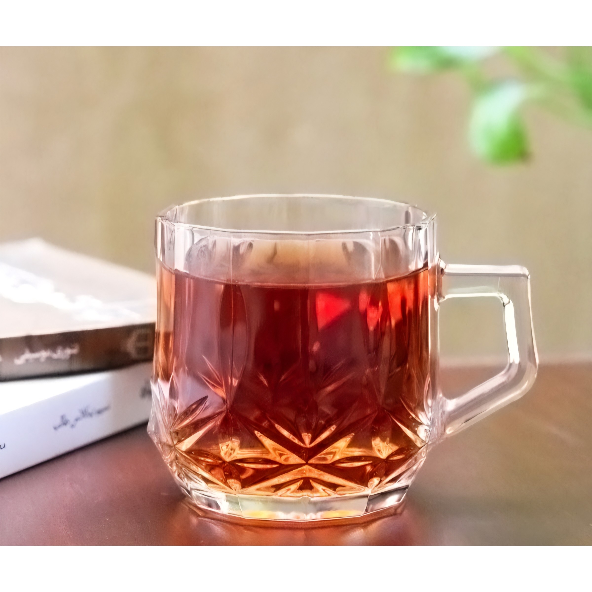 فنجان شیشه و بلور اصفهان مدل هایلین بسته 6 عددی خرید قسطی