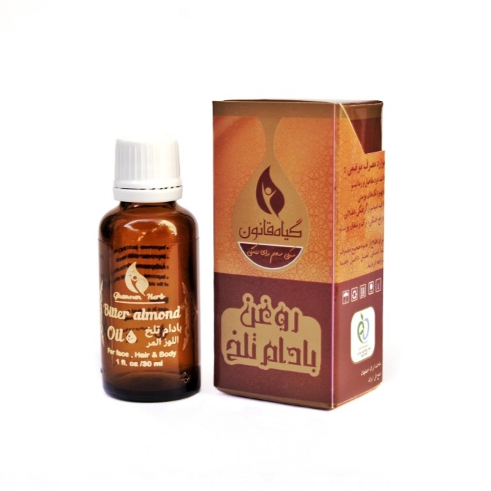 روغن بادام تلخ گیاه قانون مدل 012 حجم 30 میلیلیتر مناسب پوست، مو و بدن، حاوی عصاره طبیعی بادام تلخ برای تقویت و تغذیه...جدید