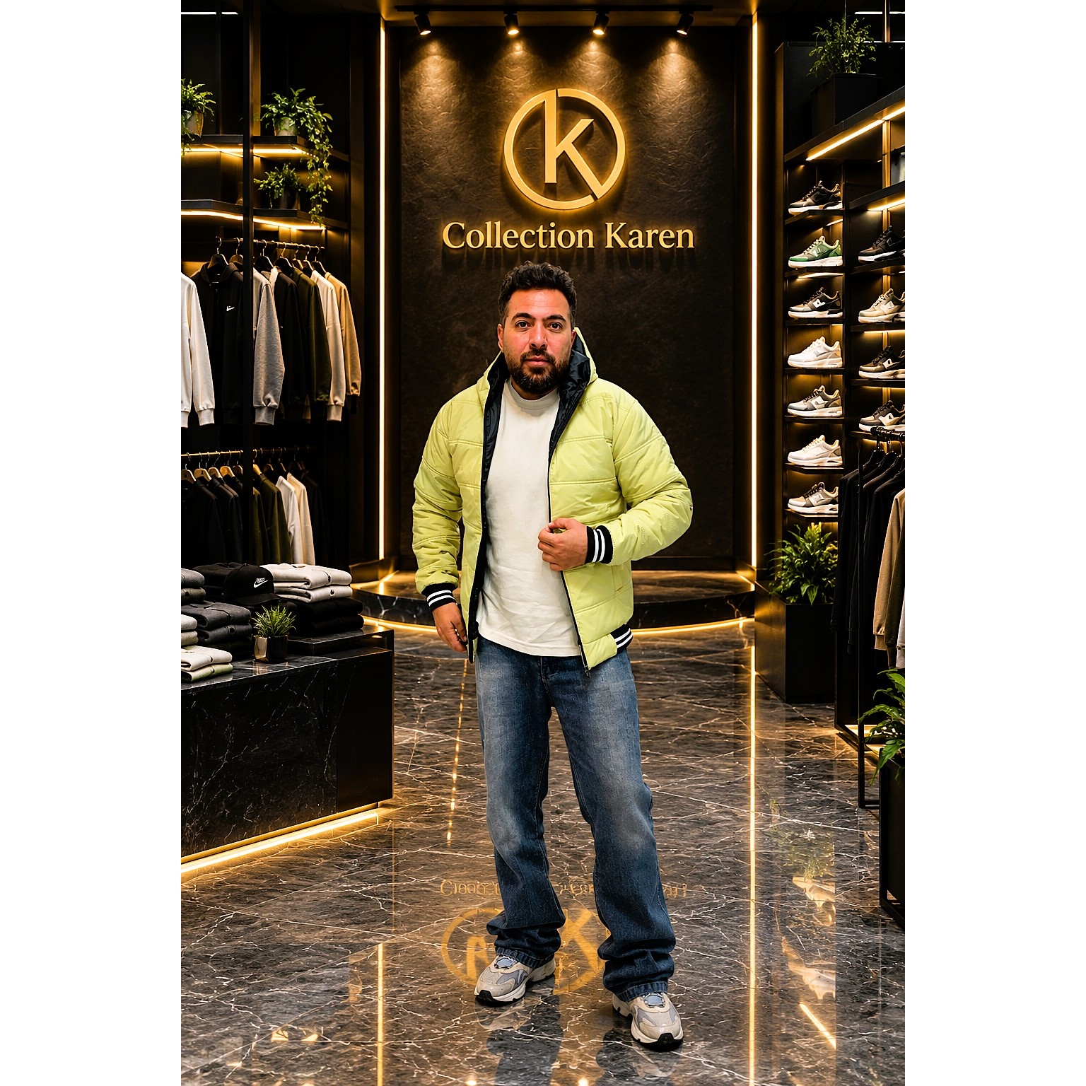 کاپشن مردانه سیلیکونی ضخیم و ضدآبجدید