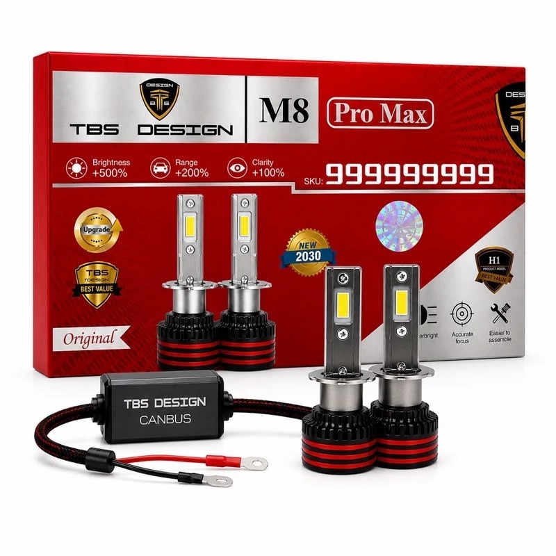 هدلایت توبیز اصلی پایه H1 مدل M8 PROMAX با گارانتی