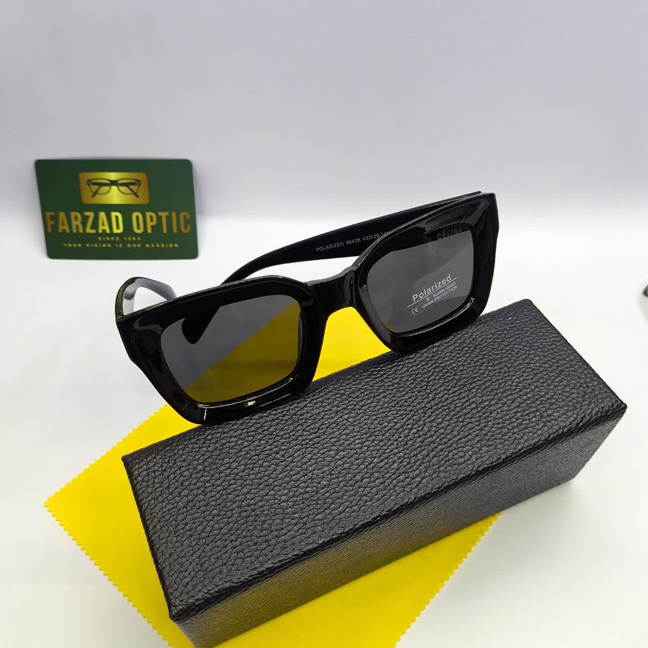 عینک آفتابی سلین CELINE مدل 86428 لولا کائوچو عدسی پلارایزد Polarized و UV400جدید