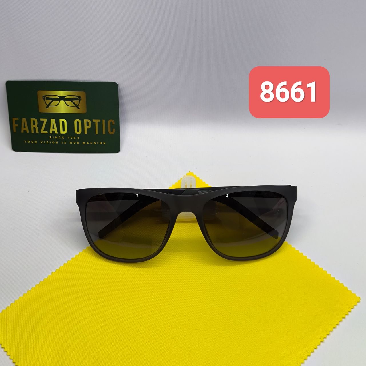عینک آفتابی پورش Porsche Design مدل 8661 پلاریزه Polarized UV400 کائوچوTR90