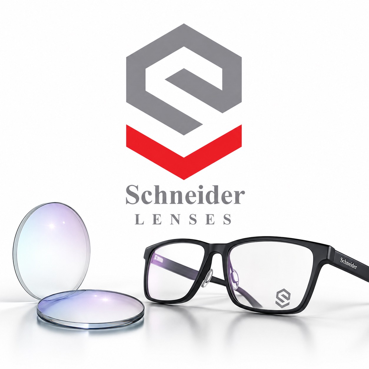 عدسی طبی بلوکنترل اشنایدر Schneider Lenses با پوشش آنتی رفلکس، UV400 و هایدروفوبیک