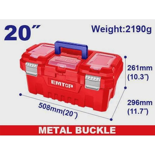 جعبه ابزار پلاستیکی 20 اینچ امتاپ مدل EPBX2002 آوانور - پس کرایه