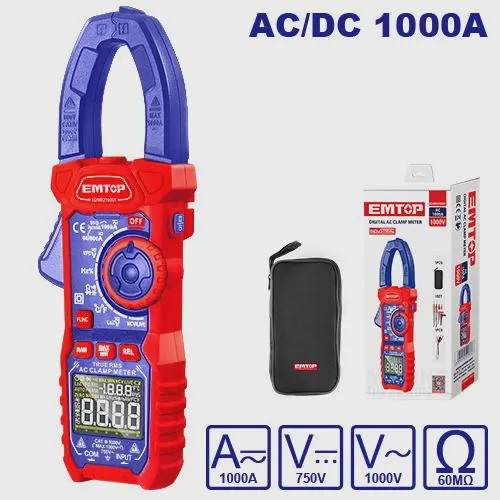 مولتی متر کلمپی EMTOP مدل EDMR210002 آوانور - پس کرایه
