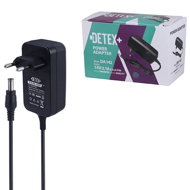 آداپتور برق Detex DA142 14V 2.1A فیش درشتجدید