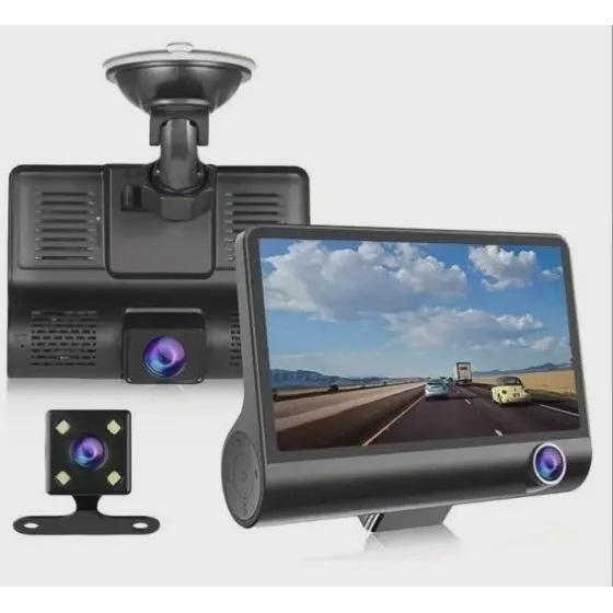 دوربین خودرو ثبت وقایع سه لنزه مدل AK-J503 کیفیت 1080P