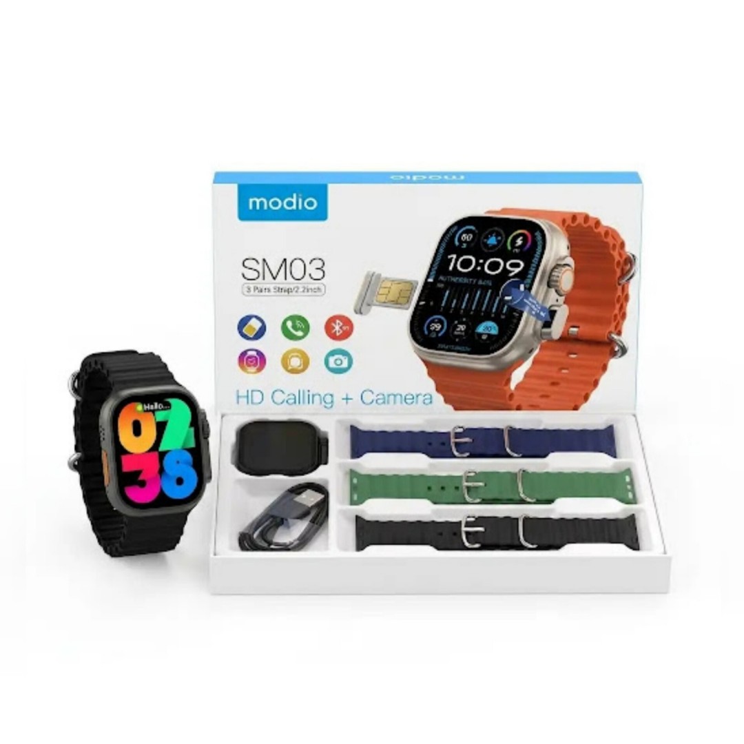 ساعت هوشمند سیمکارت خور مودیو مدل sm03 ultraجدید