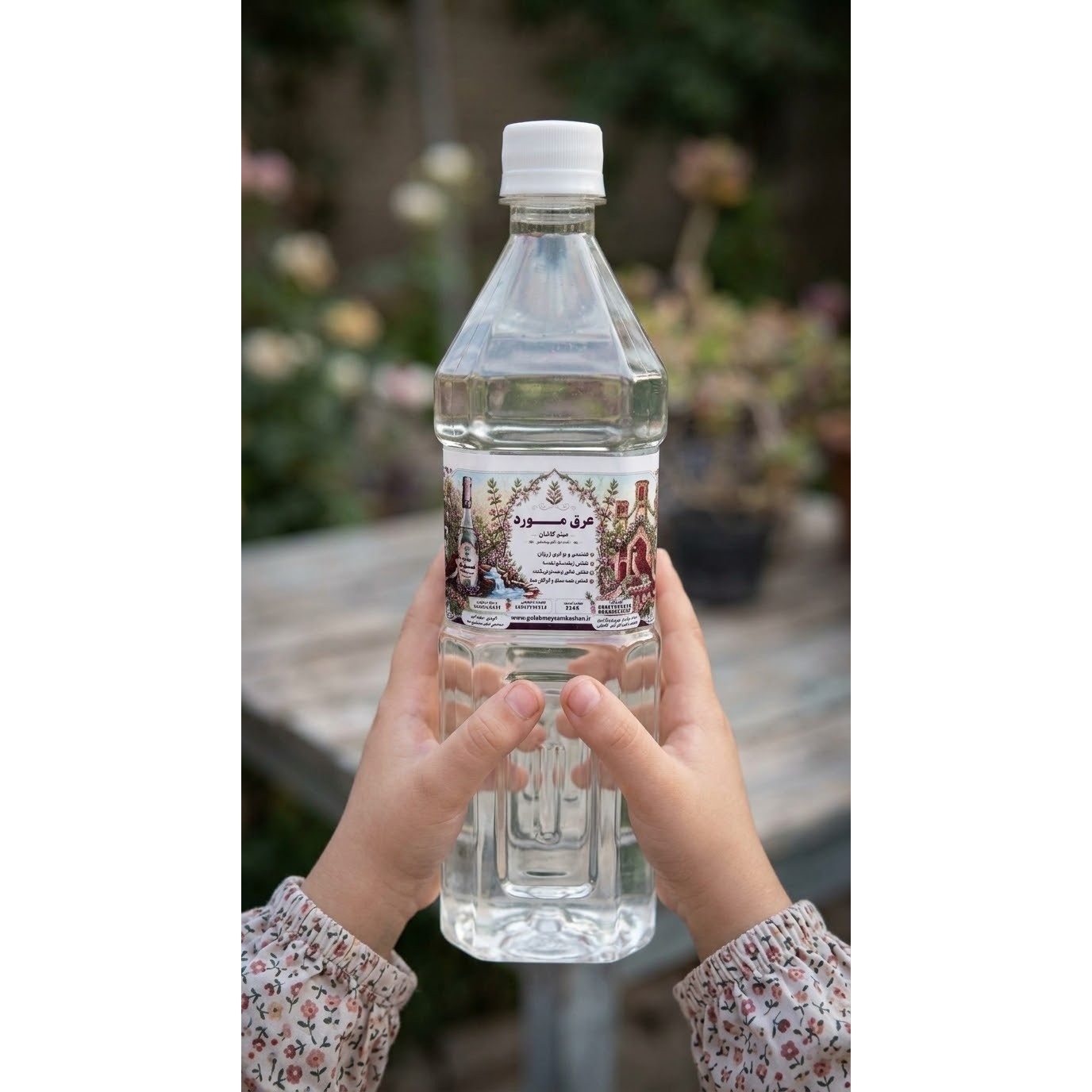 عرق مورد گلاب میثم کاشان عرق گیاهی اصیل و باکیفیتجدید