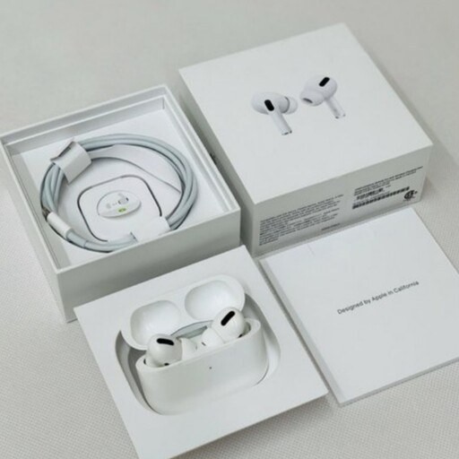 ایرپاد پرو ساخت آمریکا دقیق ترین نمونه اپل شرکتی airpods pro (تک به قیمت عمده)جدید