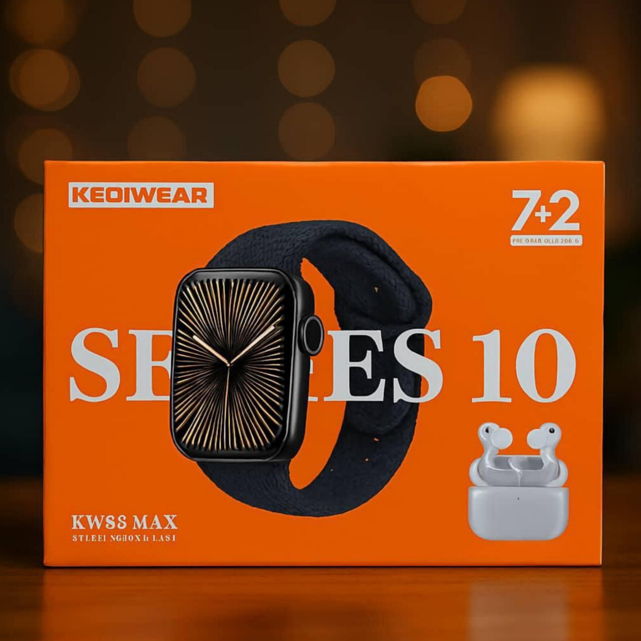 ساعت هوشمند KW 55 MAX هفت بند ایرپاد پرو ورژن 2026 ( بالاترین کیفیت بازار )جدید