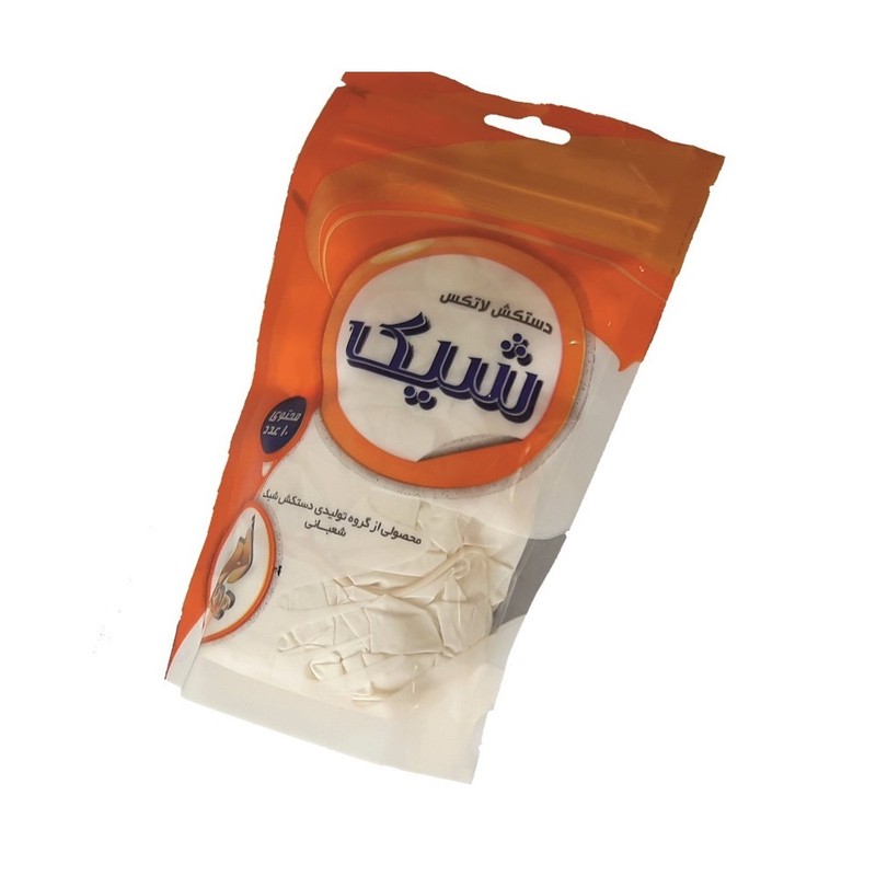 دستکش لاتکس شیک کد DL105 سایز لارج بسته 5 عددی