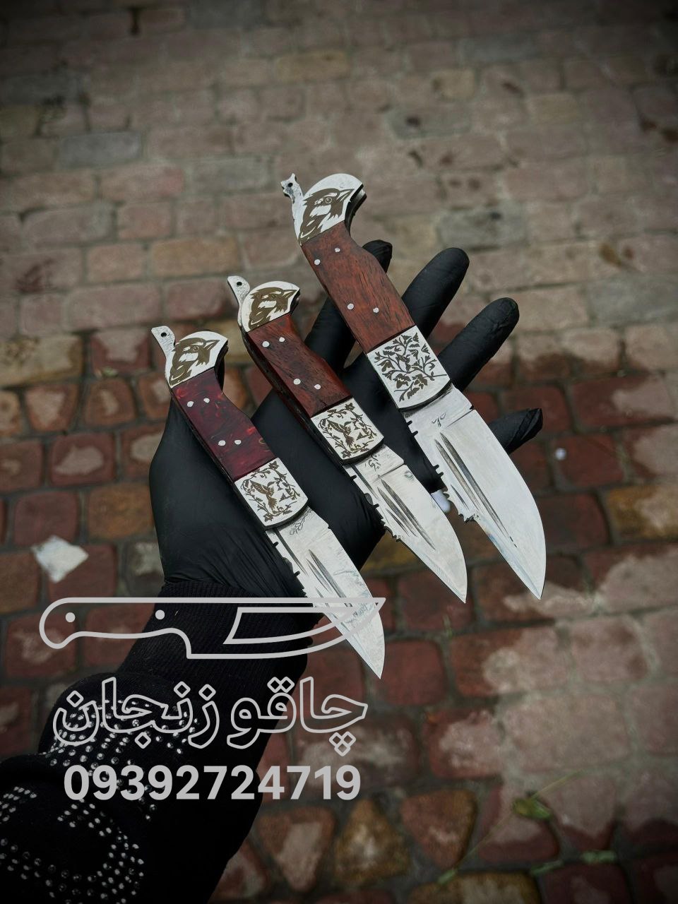 چاقو دنده ای پادوک مطهر تیغه فولادی سایز بزرگجدید