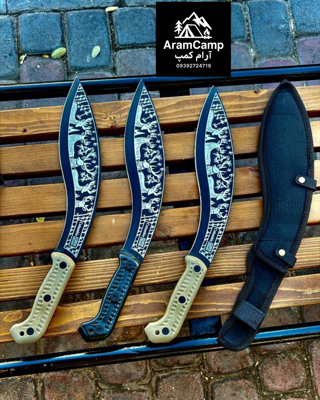 چاقو سفری گورخا چهل سانت با غلاف هدیهجدید