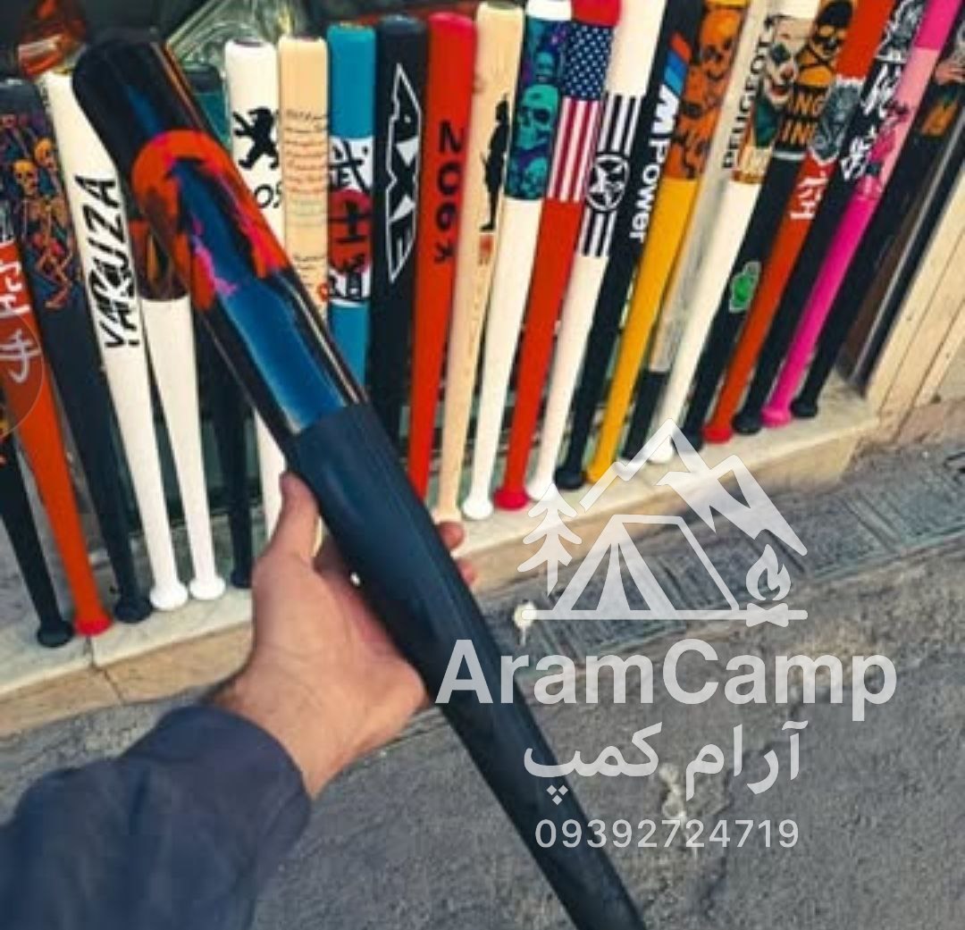 چوب بیسبال 70 سانتی با رنگبندی متنوعجدید