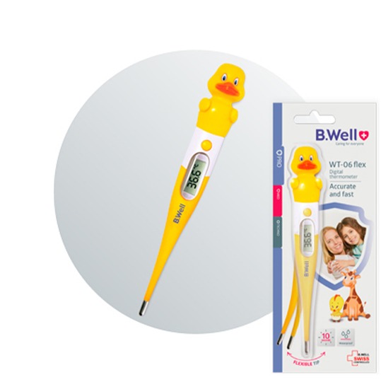 تب سنج دیجیتال کودک B.Well WT-06 Flex با سری انعطافپذیرجدید