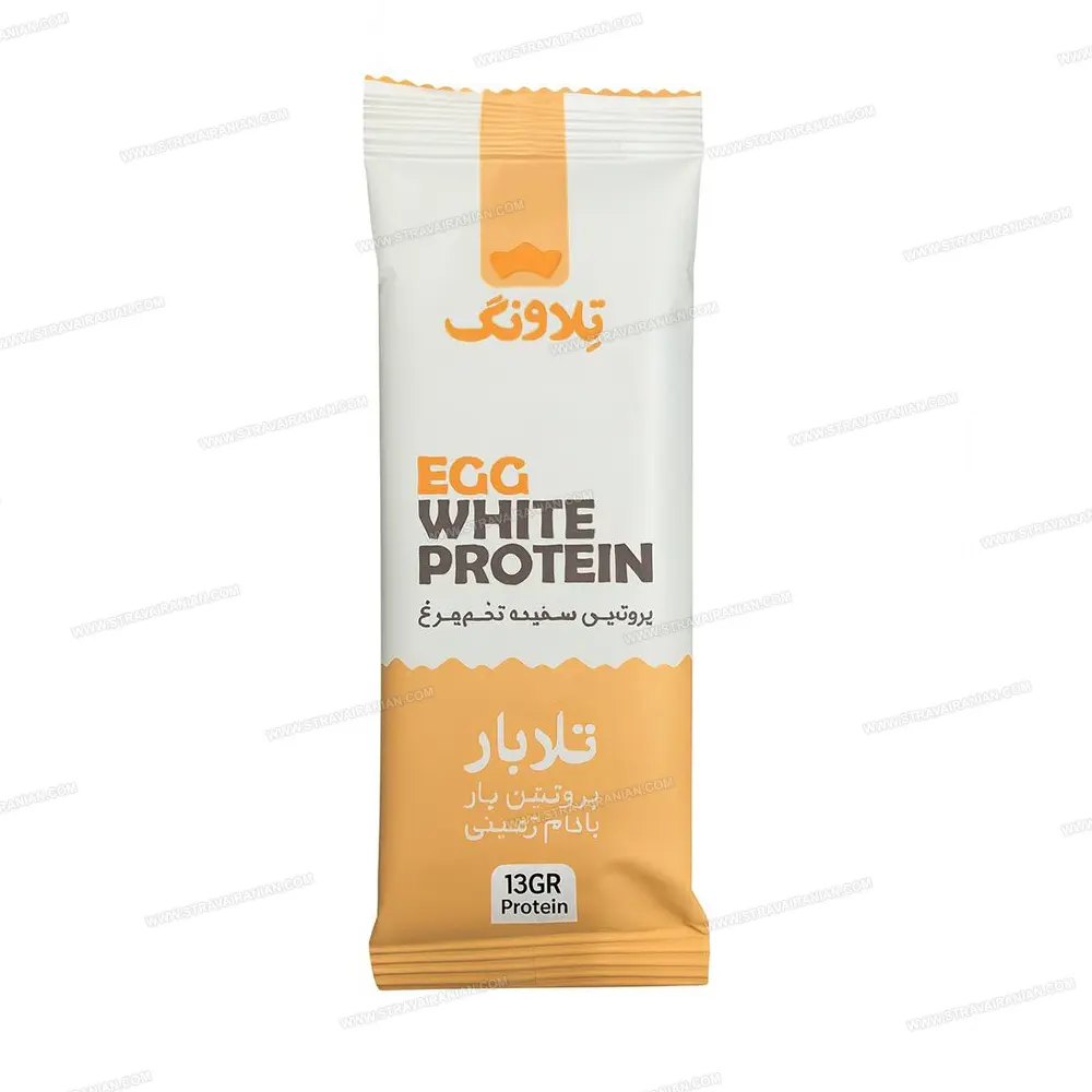 پروتئین بار رژیمی تلابار صد درصد طبیعی فاقد گلوتن و موادنگهدارنده بادام زمینی تلاونگ