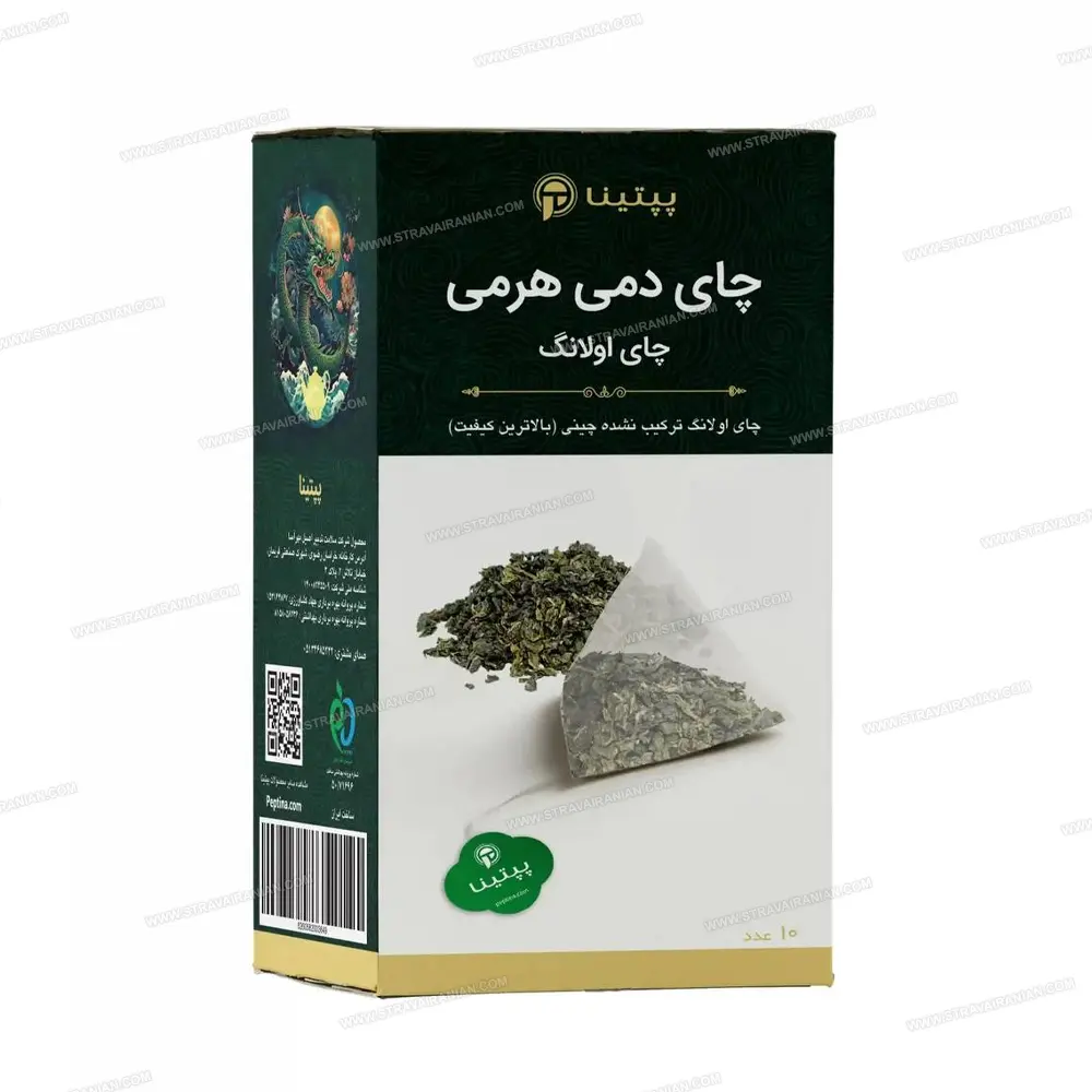چای دمی هرمی اولانگ پپتینا بسته 10 عددی