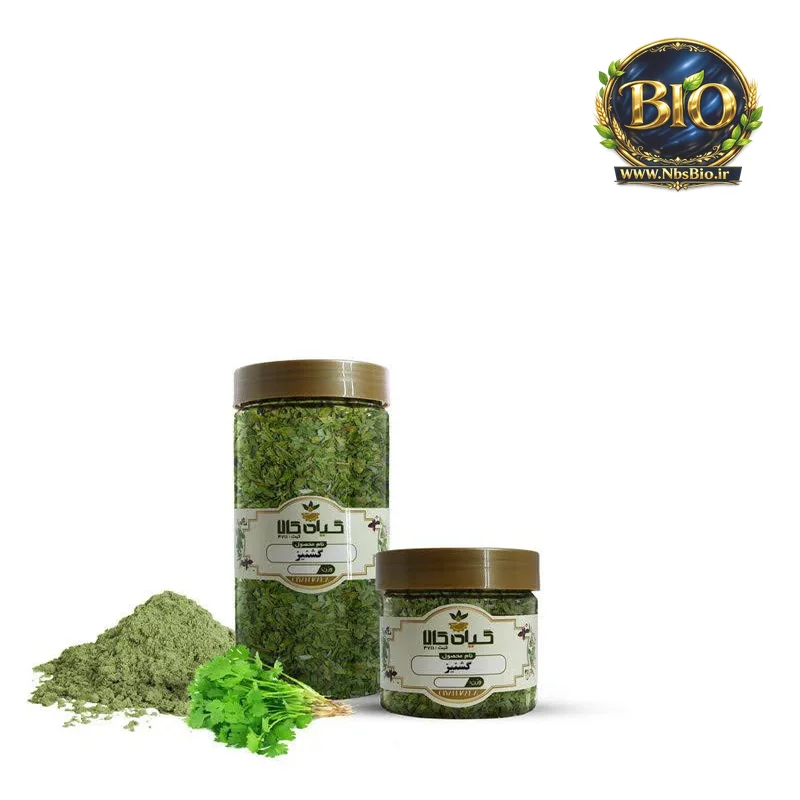 گیاه گشنیز خشک یا پودری بسته بندی شده