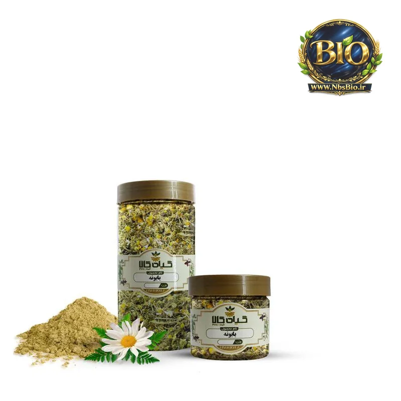 بابونه گاوی خشک یا پودری بسته بندی