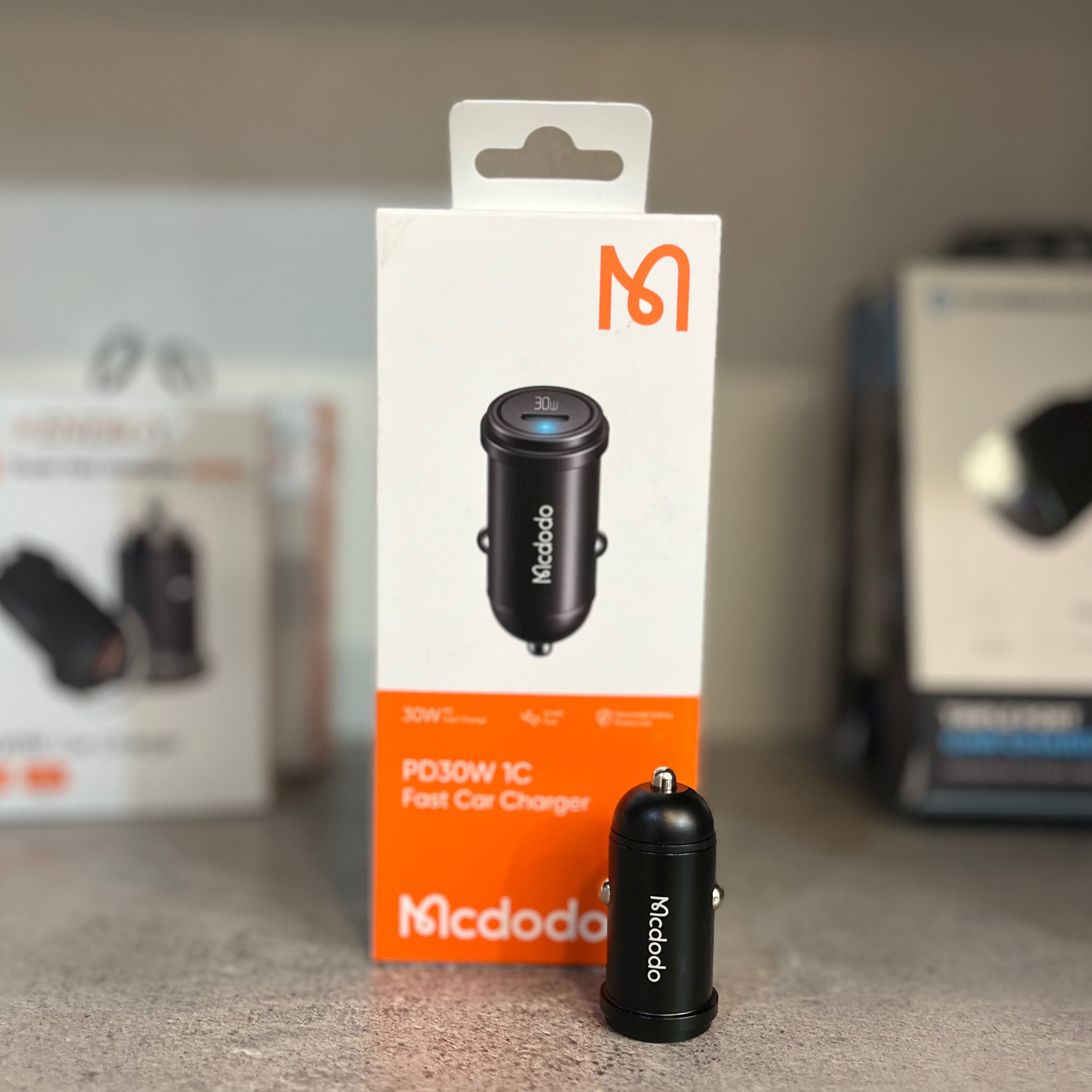 شارژر فندکی مکدودو Mcdodo مدل CC-749 سری Obsidian با توان 30 واتجدید