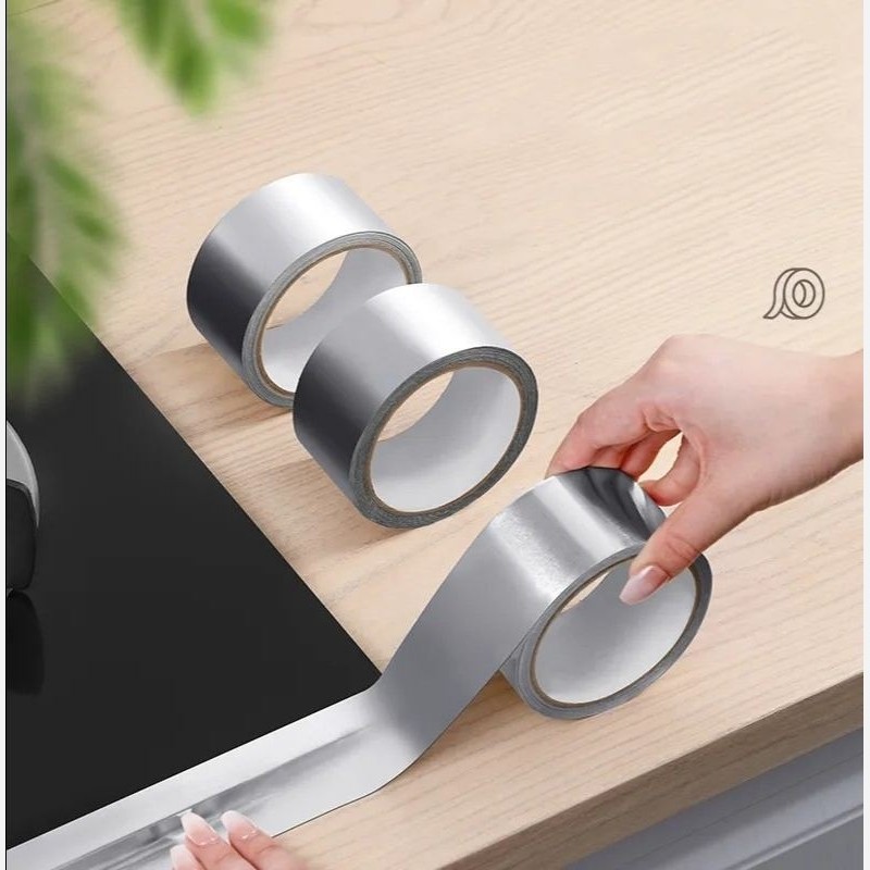 چسب دور گاز نقره ای 5 متری کیفیت خوبجدید