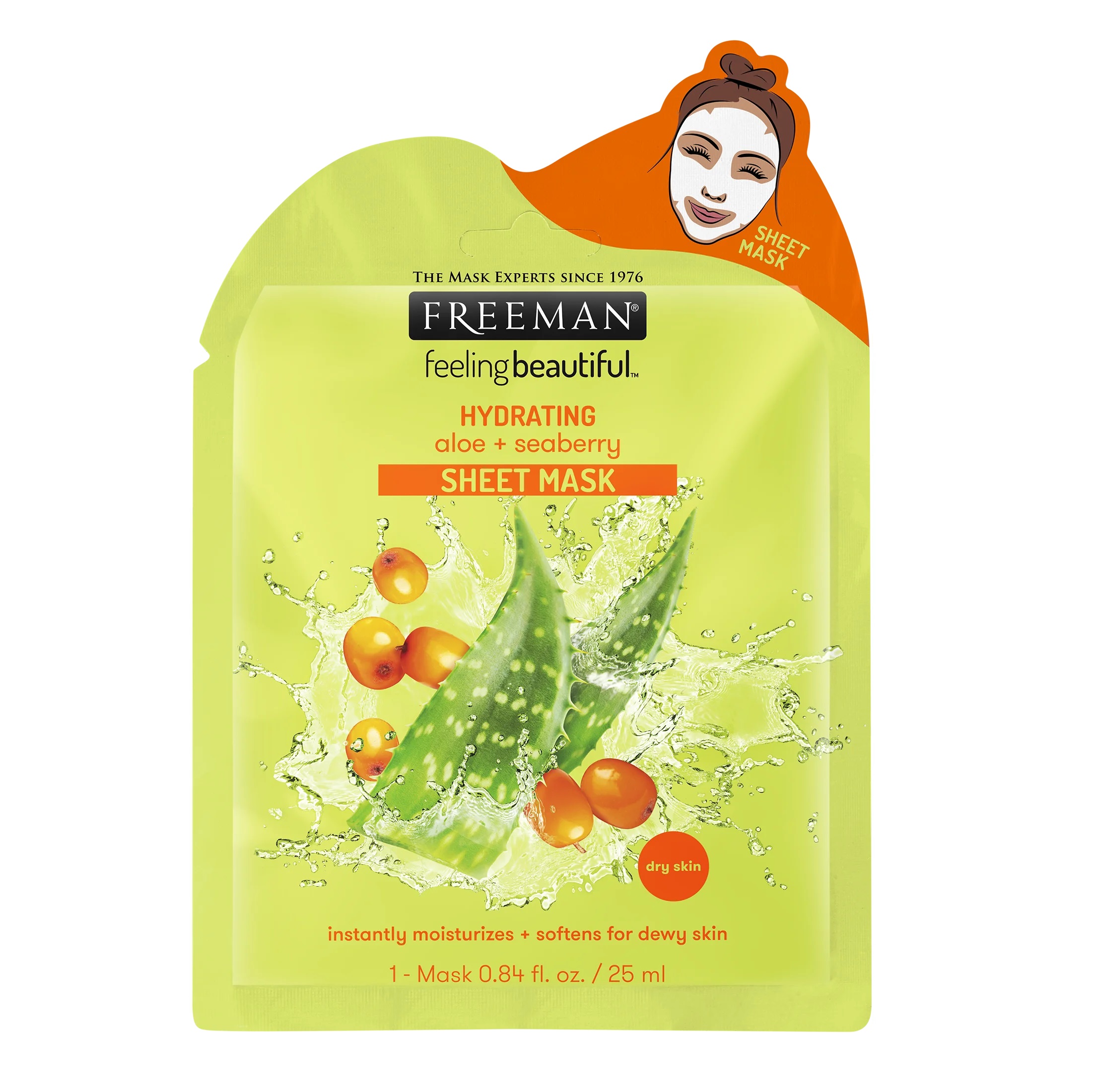 ماسک ورقی آبرسان آلوئه ورا و سی بری فریمن (یک عدد)^