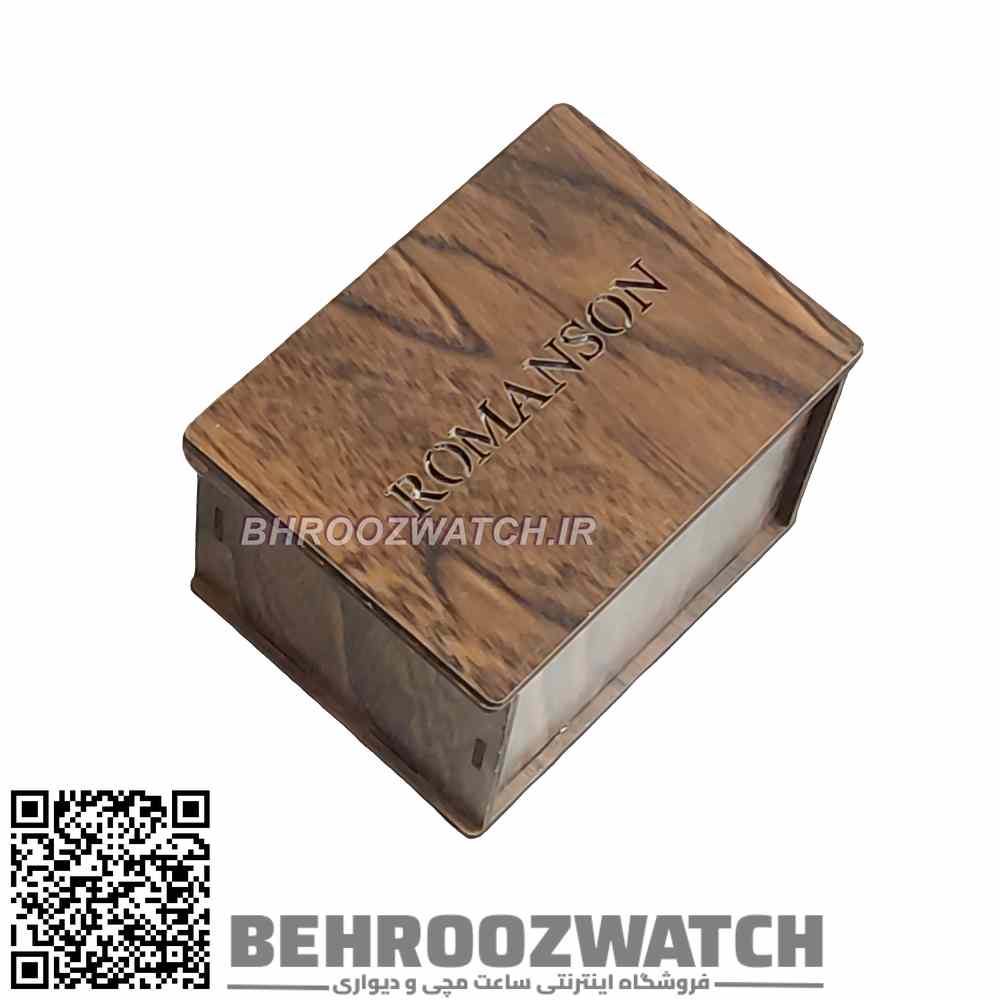 جعبه چوبی ساعت مچی برش لیزری