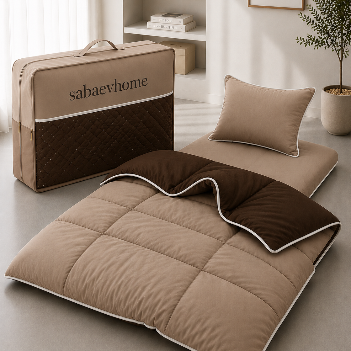 تشک مهمان 5 تیکه دو رنگ