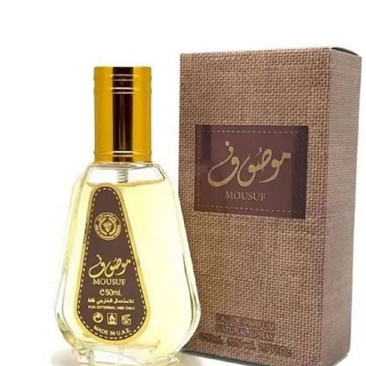 عطر ادکلن موصوف قهوه ای برند ارض الزعفران 50 میل
