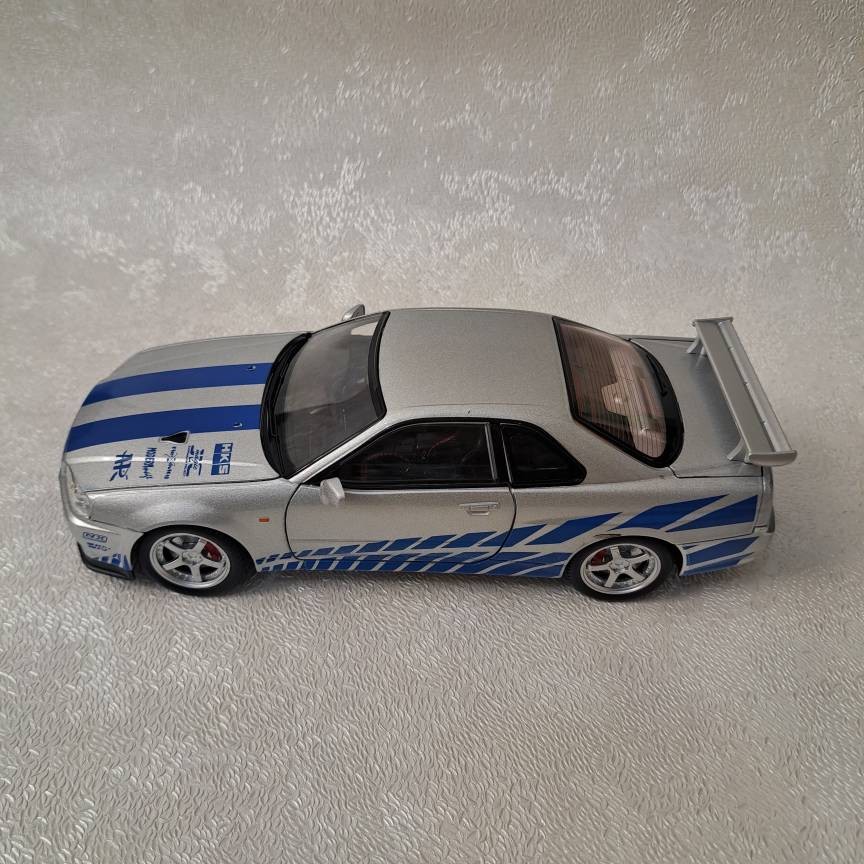 ماکت نیسان اسکای لاین جی تی آر GT-r 34 مقیاس 1/24جدید