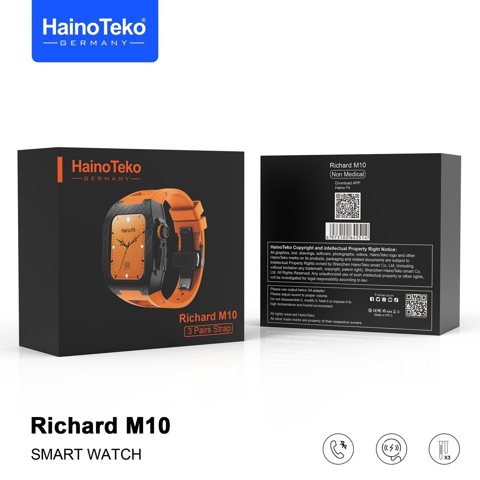 ساعت هوشمند هانیو تکو مدل Richard M10
