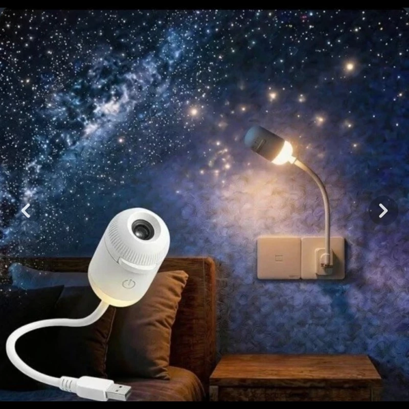 چراغ خواب کهکشانی و پروژکتور پلانتاریوم 12 دیسکه Starry Sky