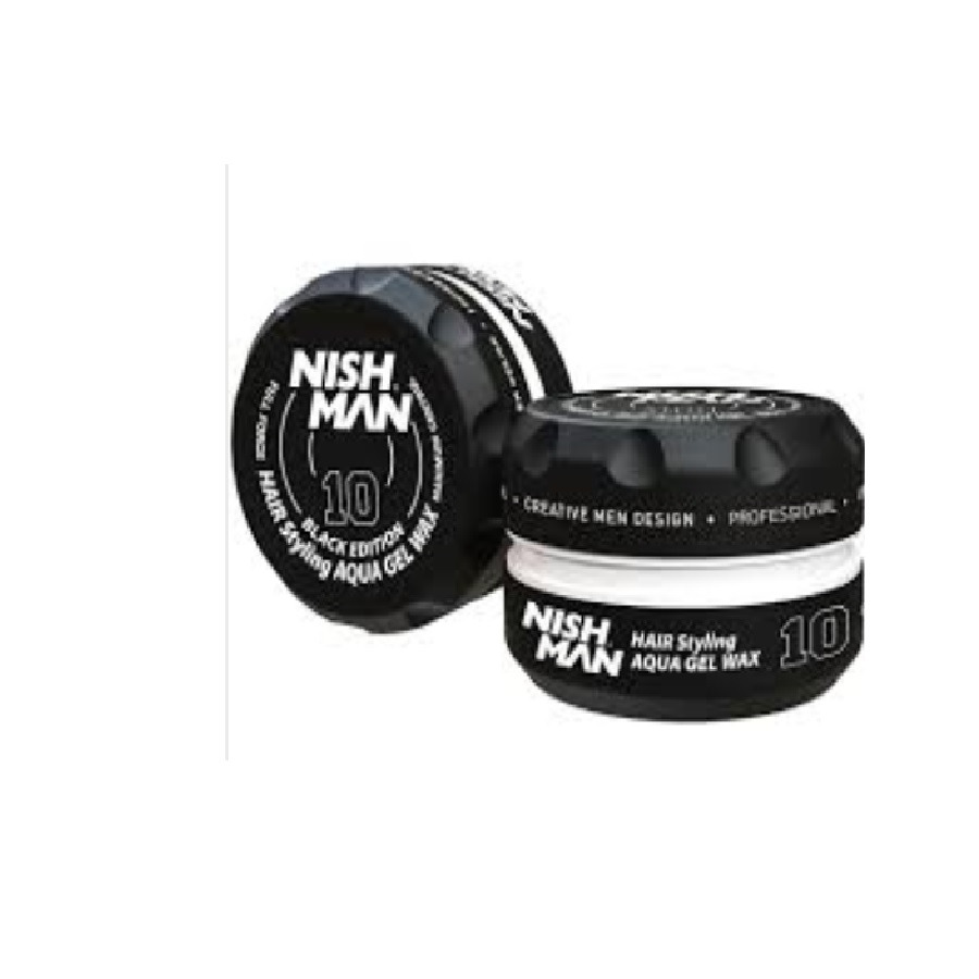 ژل واکس مو نیشمن NISH MAN مدل AQUA آکوا شماره 10 - حجم 150 میل، ترکیهجدید