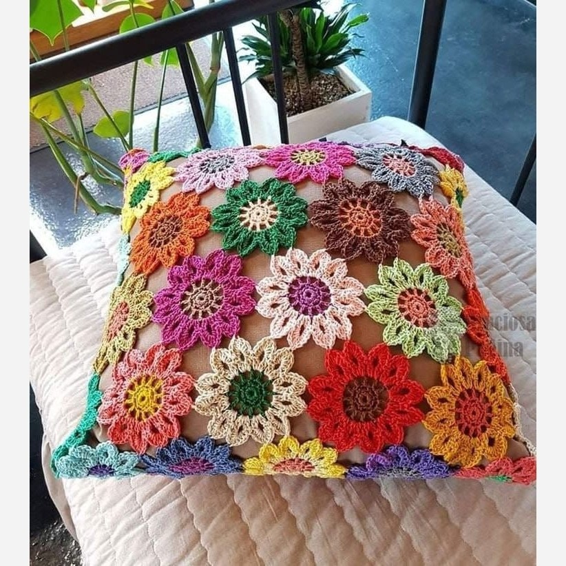 کوسن بافتنی پینترستی