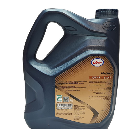 روغن موتور بهران رانا 10W40 مدل API SM حجم 4 لیتر (هزینه ارسال پسکرایه)