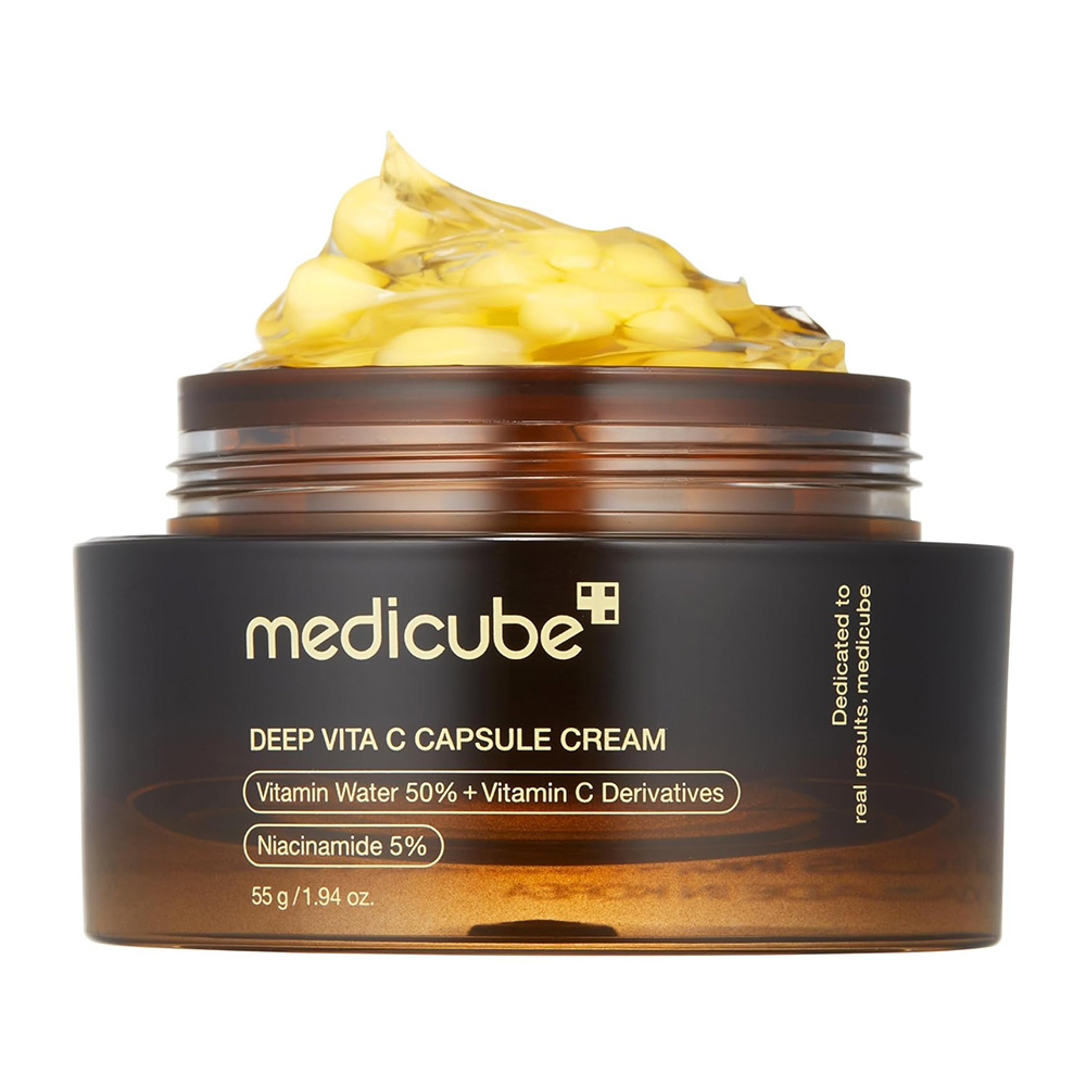 کرم کپسولی ویتامین سی مدیکیوب medicube Deep Vita C Capsule Cream حجم 55 گرم