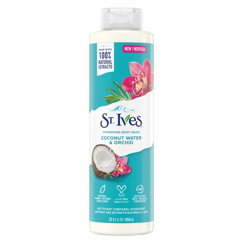 شامپو بدن سنت ایوز St.Ives حاوی آب نارگیل و ارکیده حجم 650 میل