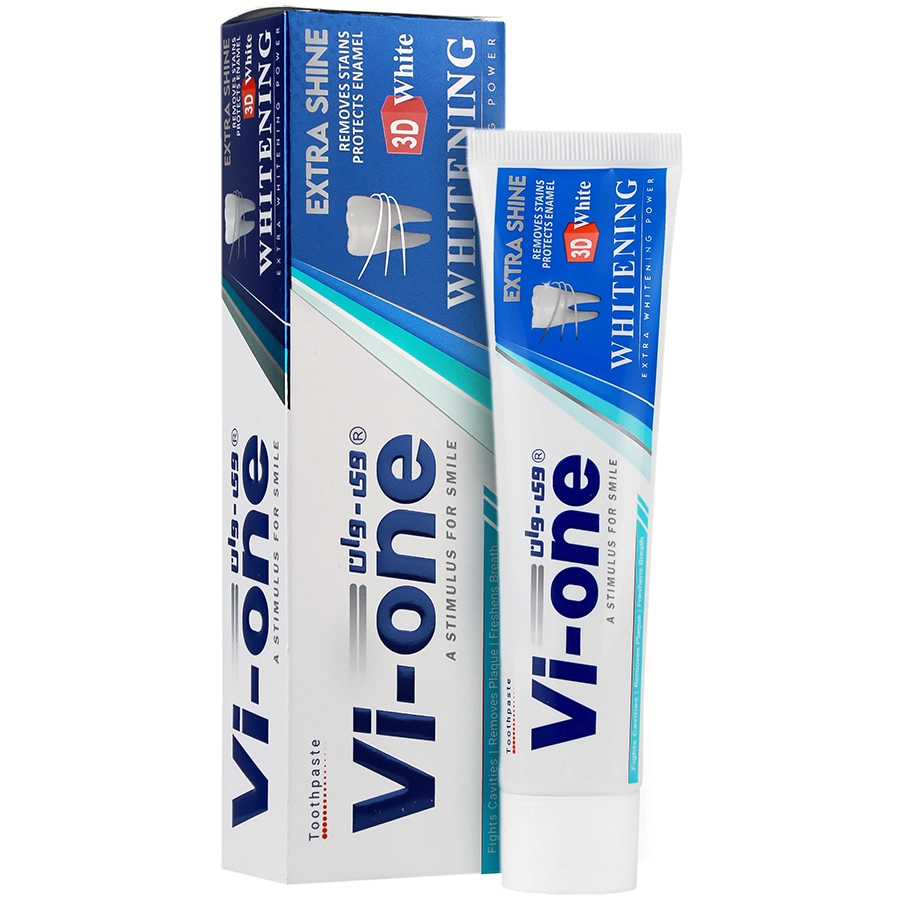 خمیر دندان سفید کننده وی وان Vi-one مدل Whitening