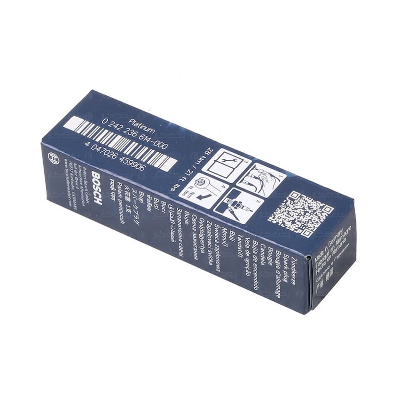 شمع سوزنی پایه کوتاه پلاتینیوم بوش آلمان 6719-FR7LPP30X ( پس کرایه )
