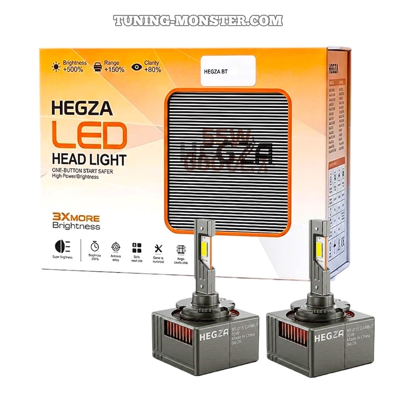 هدلایت D1S هگزا HEGZA سری BT 6000K ( پس کرایه )