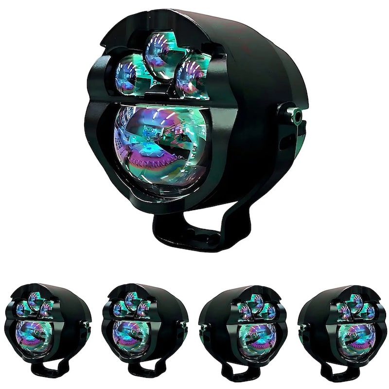 پرژکتور 4 چشم W 130 L033 دو کنتاکت بلو ( پس کرایه )