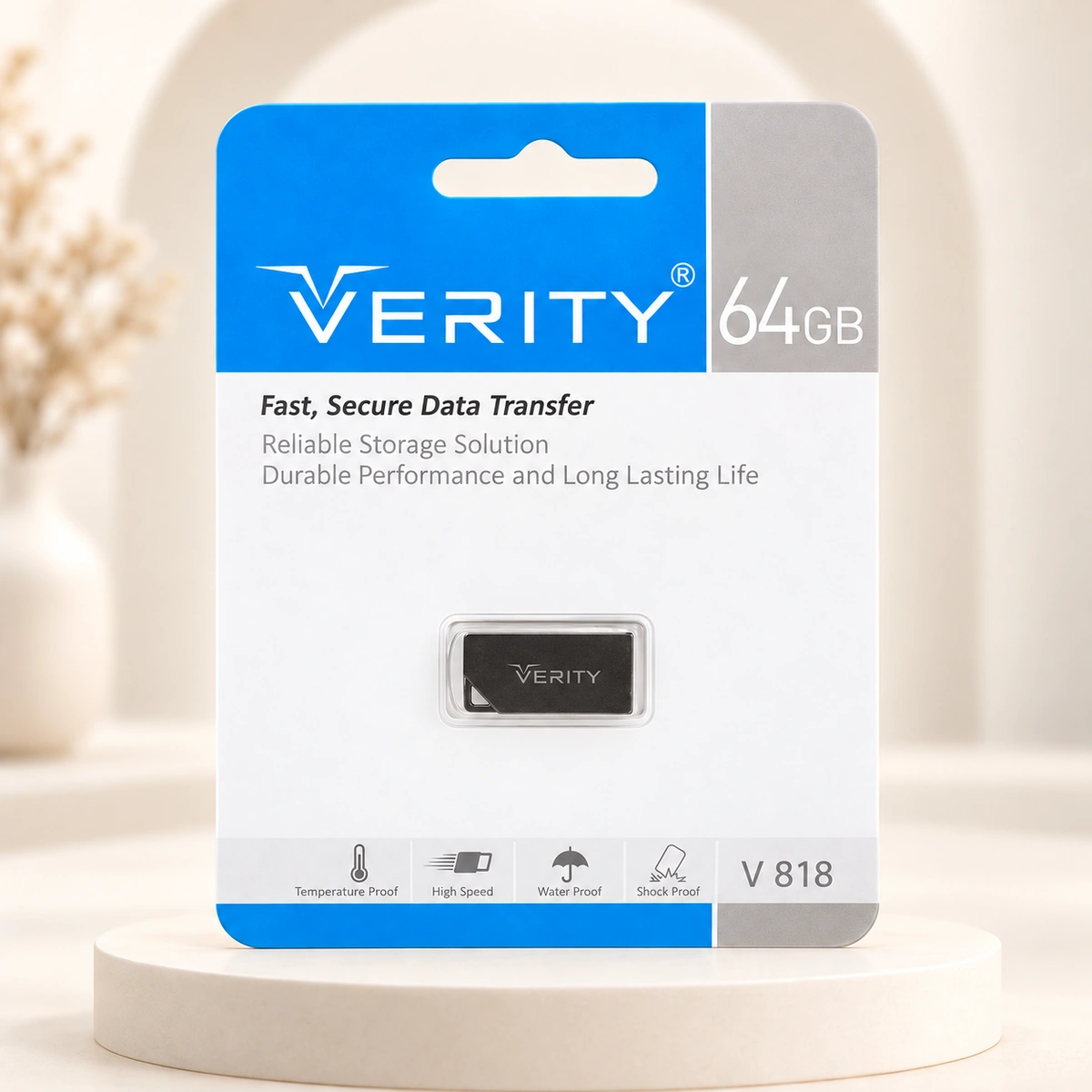فلش مموری وریتی مدل V818 ظرفیت 64 گیگابایت USB 3.0جدید