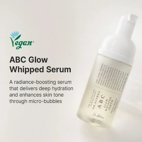 سرم حبابی ABC دکتر التیا آبرسان, درخشان کننده و ضد چروک پوست DR.ALTHEA ABC GLOW WHIPPED SERUMجدید