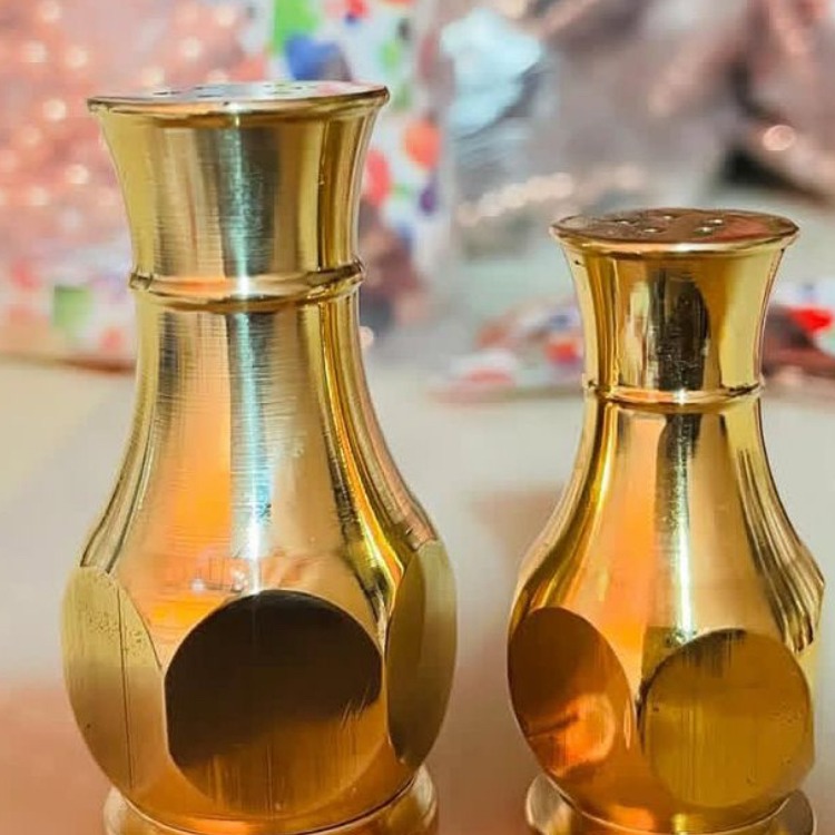 نمکدان برنجی فاخر سایز بزرگ
