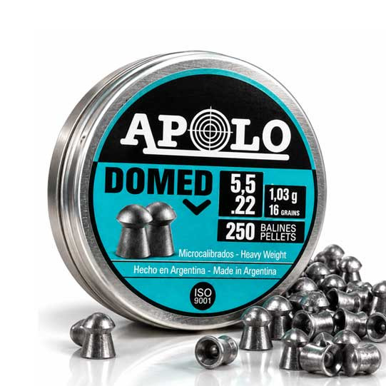ساچمه Apolo Domed کالیب 5.5 16 گرین 250 عددجدید