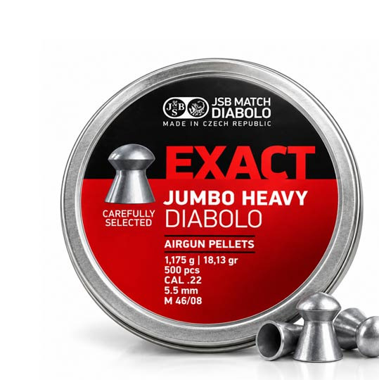 ساچمه JSB Exact Jumbo Heavy Diabolo کالی 5.5 18.13 گرینجدید