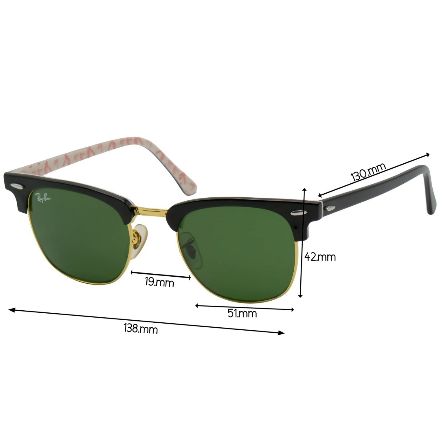 عینک آفتابی ریبن کلاب مستر مدل RB3016 RAYBAN جدید