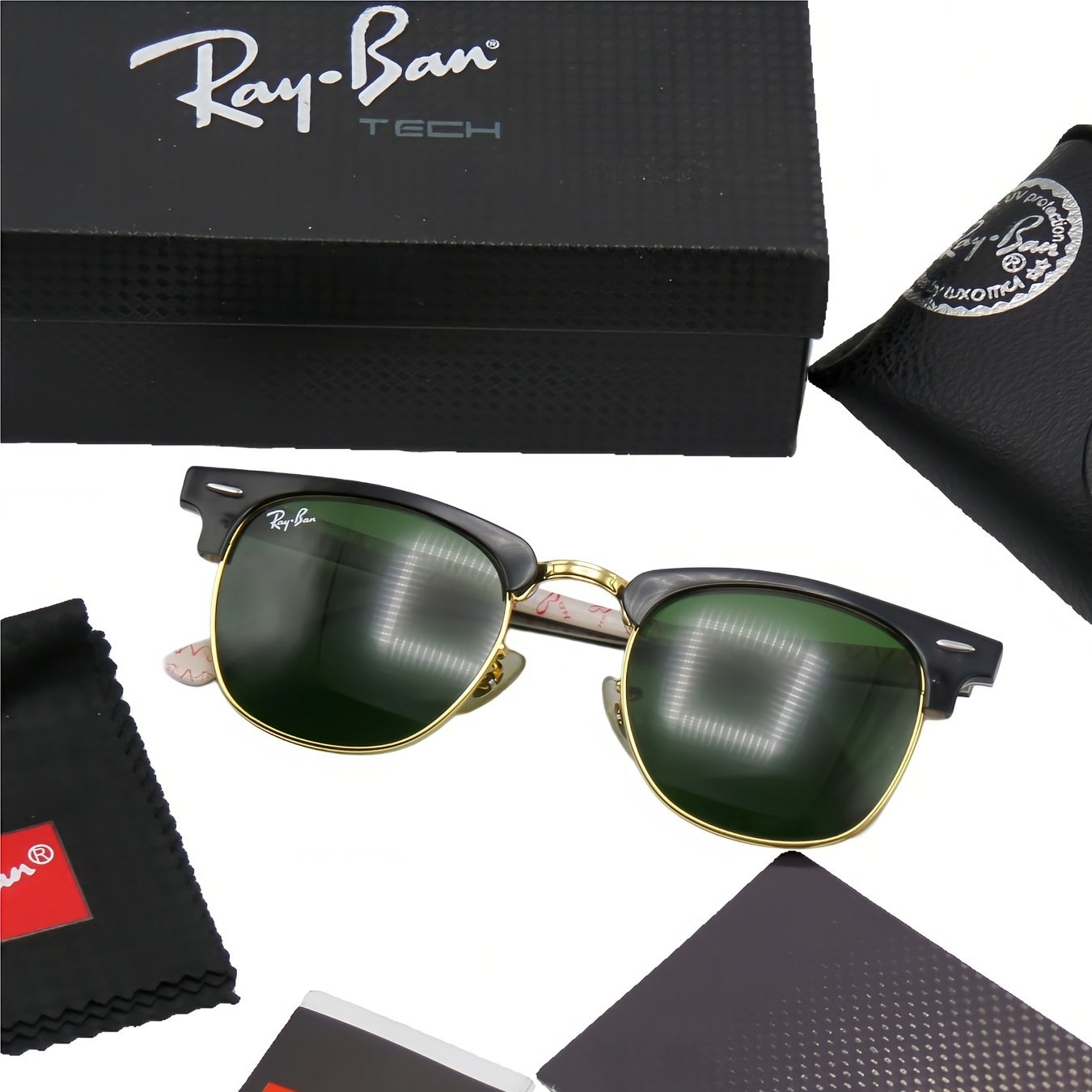 عینک آفتابی ریبن کلاب مستر مدل RB3016 RAYBAN جدید