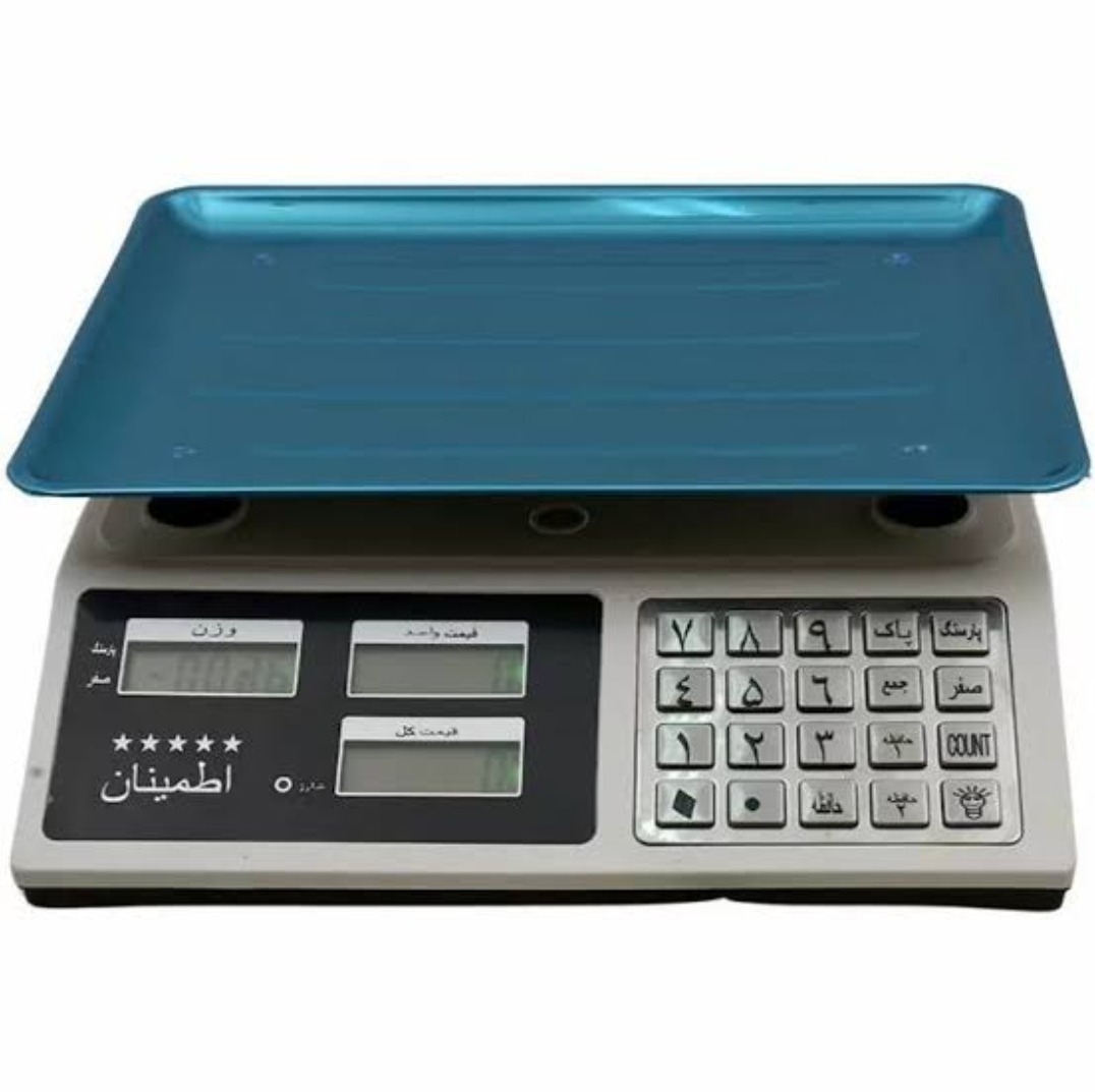 ترازو بدون علمک 40 کیلویی کیبورد استیل 6رقمی